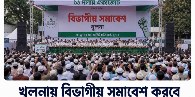 খুলনায় বিভাগীয় সমাবেশ করবে ১১ দলীয় ঐক্যজোট | FirstBarta